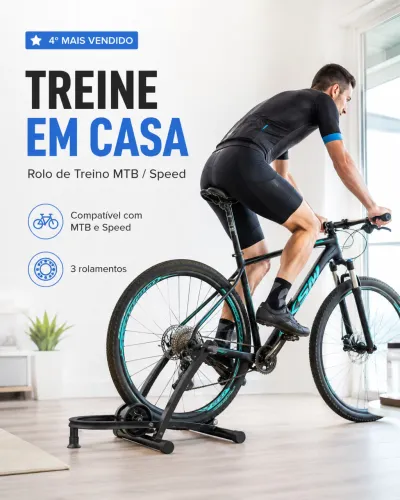 Rolo de Treino para Bicicleta MTB / Speed