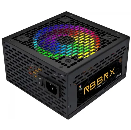 VENDO. REVISO TROCAS Fonte BRX Gamer Rainbow, 750W, 80 Plus Bronze, RGB, Preto, ATX, RB750