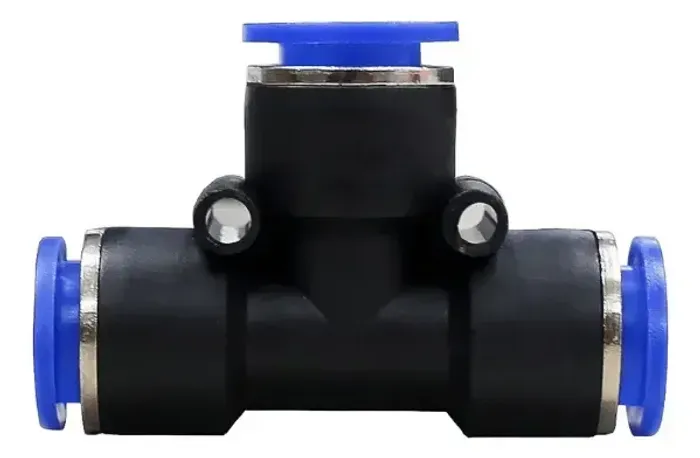 Conexão Pneumática União Em T Para Tubo De 10mm