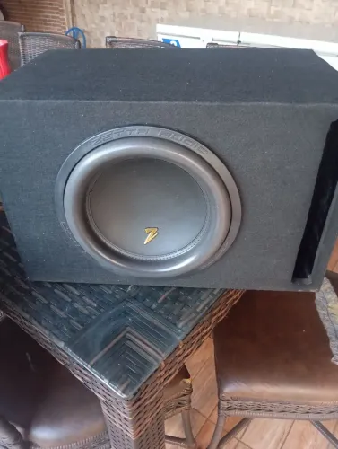 Caixa de grave zetta 12" de 700w , leia