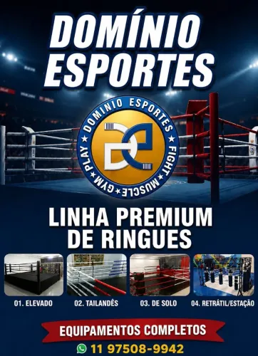 Ringue de Boxe Profissional Novo - Fabricação Própria