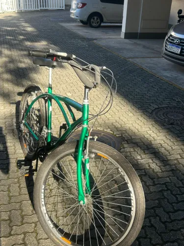 Bike praiana com marcha