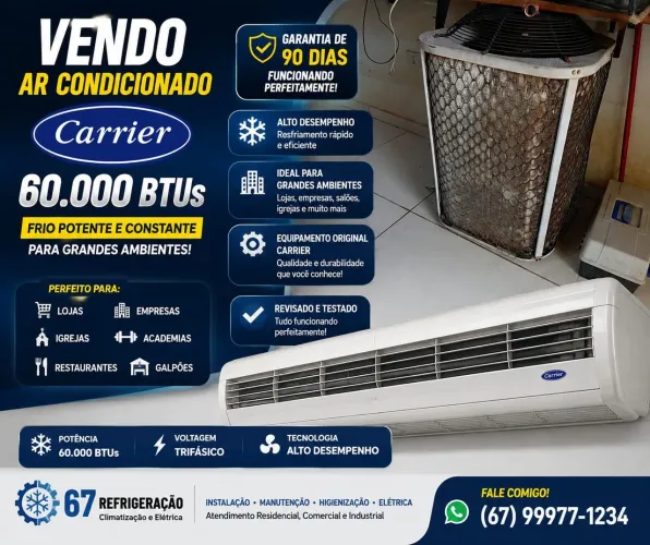 Ar condicionado Carrier 60000 BTUs 