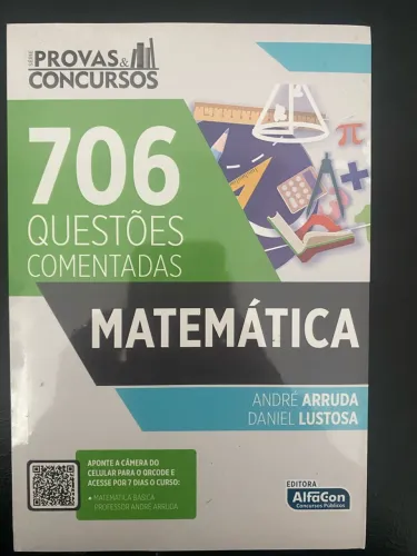 Livro / 706 questões comentadas de matemática