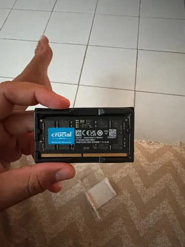 Memória RAM Crucial para notebook