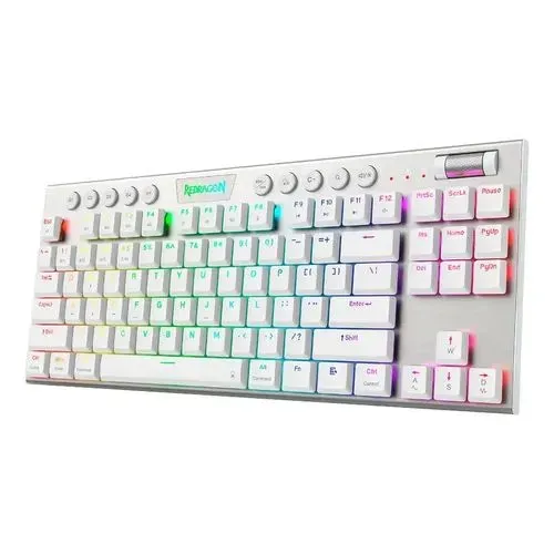 Teclado Mecânico Low Profile Tri-Mode Redragon Horus Pro TKL K621W 