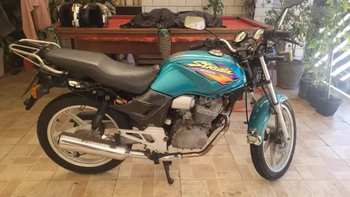 Honda CBX 200 Strada Verde 1998 - Ótimo Estado