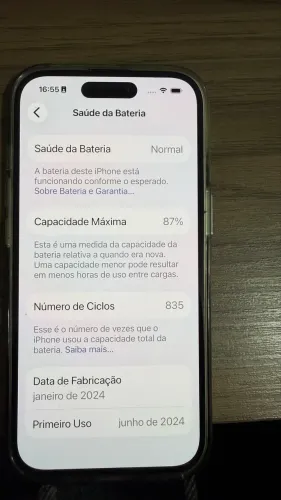 iPhone 15 256GB Preto tenho nota de Compra