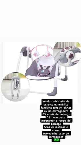 Cadeirinha de balanço automática