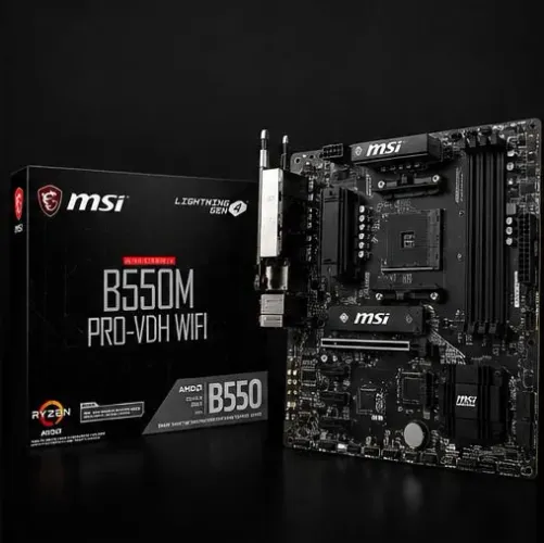Placa mãe MSI B550M Pro-VDH wi-fi DDR4