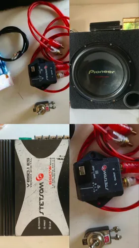 Vendo Subwoofer 400w Rms com Caixa + módulo 650w Rms