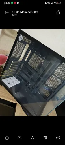 Gabinete gamer kalkan Skye novo na caixa