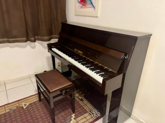 Piano Fritz Dobbert compacto Seminovo impecável!