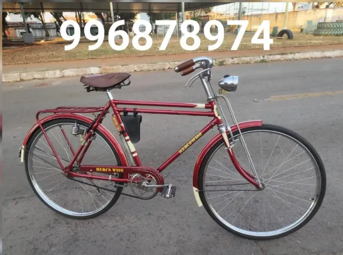 Bicicleta antiga Mercswiss 1950 leia anúncio abaixo 