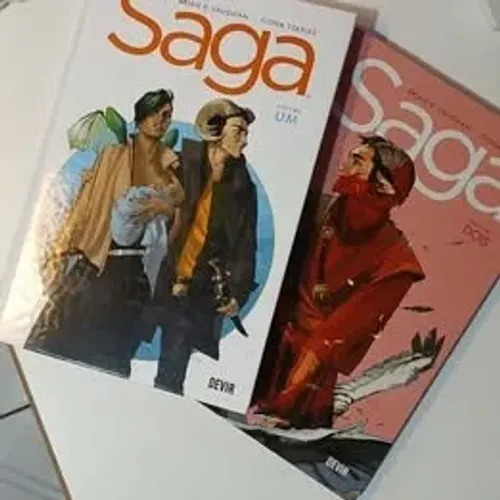 Lote de HQs: Fábulas + Saga (Vol. 1 e 2) - R$ 110!
