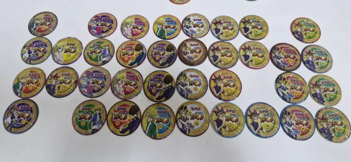 Vintage - Tazos Metalizados Elma Chips 1996 - coleção quase completa ( faltam 4 ) + varios