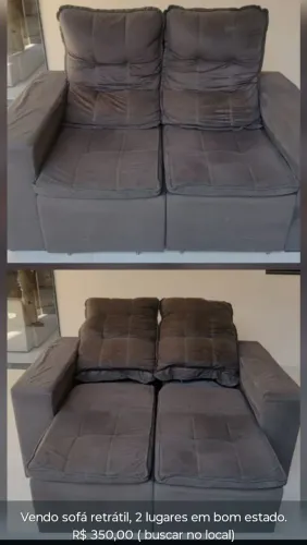 Sofá semi-novo