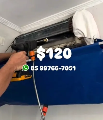 Limpeza de ar-condicionado $120