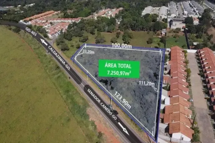 Área para venda com 7.250 m² em Senador Canedo - GO