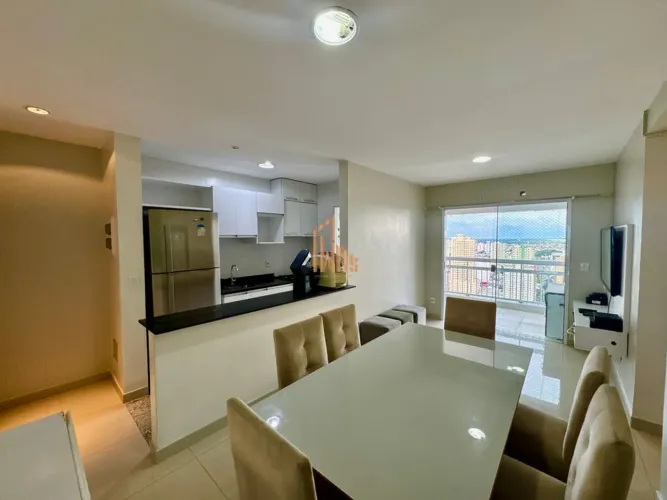 Alugo Apartamento com 3 Quartos no Torre Parnaso, 80m² - Mobiliado Andar Alto