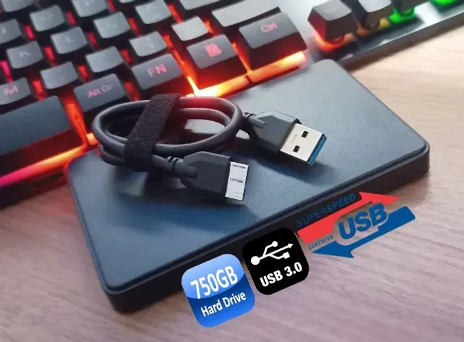 HD Externo 750GB | USB 3.0 para PC, Notebook, DVR, PS2, PS3, PS4 XBox 