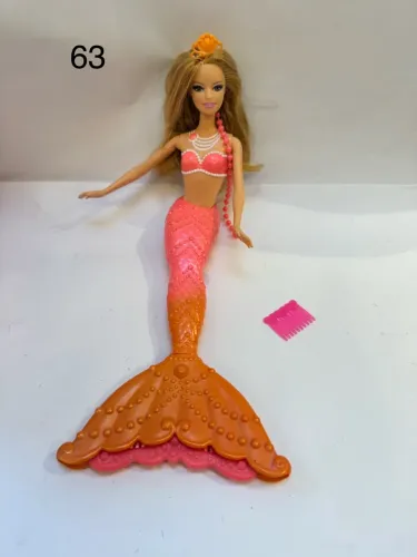 Boneca Barbie Sereia Coral - Filme Sereia Das Pérolas ( 2013) Original item de coleção