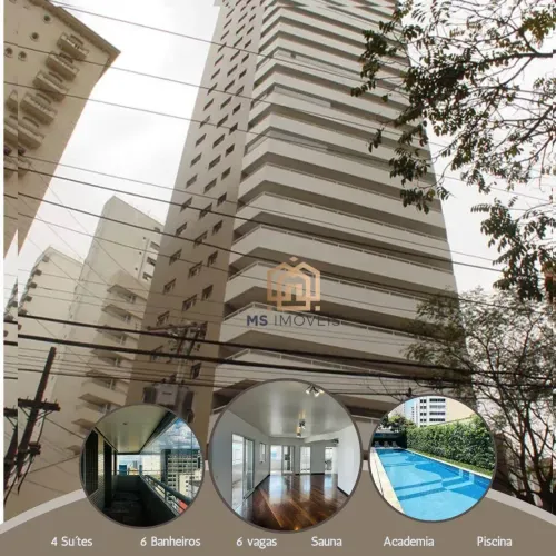 Apartamento com 4 dormitórios(Sendo 4 suítes), 265 m² - venda por R$ 5.900.000 ou aluguel
