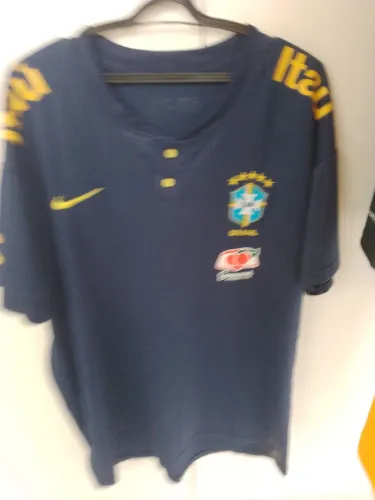 Camisa seleção brasileira tam G azul