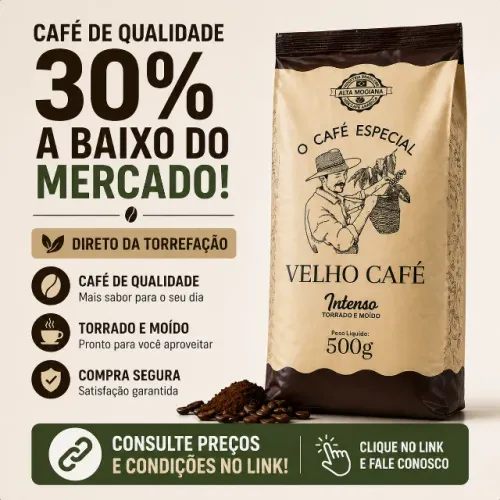 Café Torrado Direto da Fábrica | Velho Café
