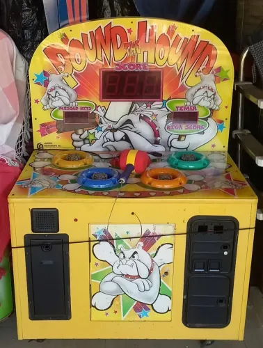 Fliperama jogo martelo Hammerhead,CATS & MICE e Pound The Hound