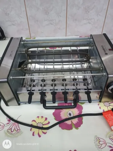 Churrasqueira Elétrica Grill Inox Grl700 Cadence 110v