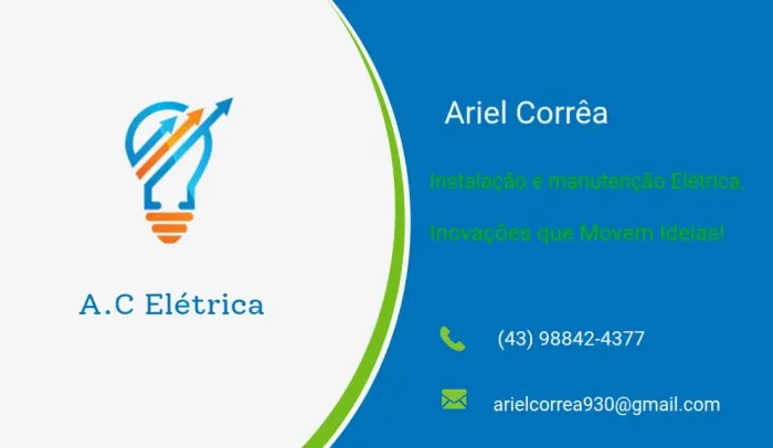 Instalações e Manutenções Elétricas.