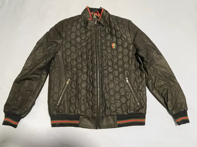 Jaqueta de Couro Gucci