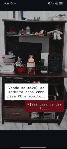 Vende-se móvel de Pc e monitor anos 2000