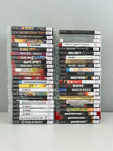 Jogos Originais de Playstation 3 (Aceito Cartão)