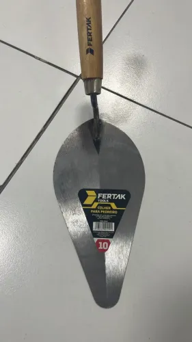 Colher de Pedreiro Redonda 10" Fertak