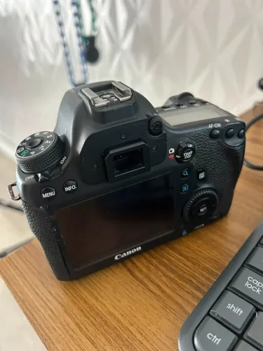 câmera canon 6d (wg) fullframe 20.2 mp