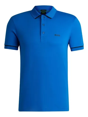 Camisa polo Hugo Boss Paule com logo 