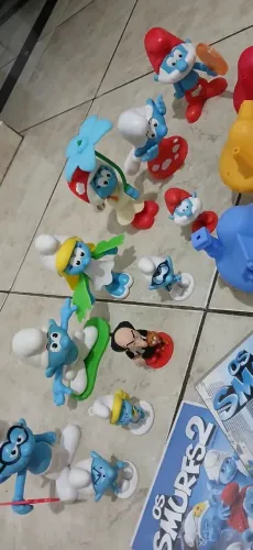 Lote completo dos Smurfs 
