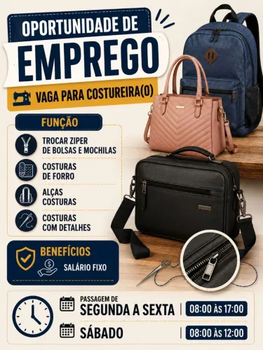 Precisamos de costureira 