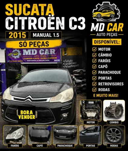 Sucata c3 2015  manual <br>Só pra retirar peças