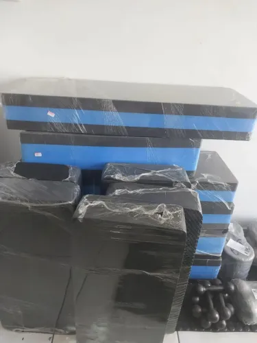 Step e.v.a 60x28x10cm na cor azul ou preta