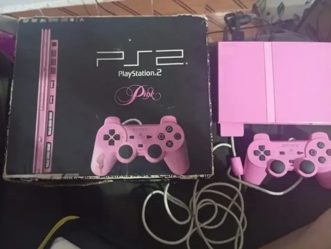 PLAYSTATION 2 SLIM PINK JAPONÊS, SCPH-77000