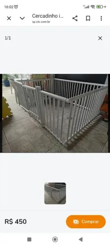 Cercadinho de PVC de cano