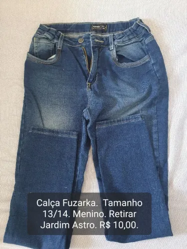 Calça Jeans Fuzarka Tamanho 13/14