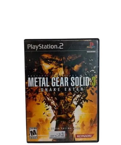 METAL GEAR SOLID 3 SNAKE EATER PLAYSTATION 2 KONAMI ORIGINAL