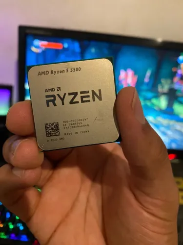 Processador AMD Ryzen 5 5500 AM4 - NOVO Sem Uso (Zero Pinos Tortos)