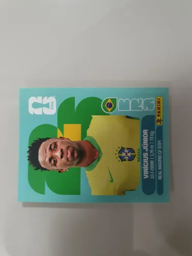 Figurinha do Vini Jr. - Copa do Mundo 2026
