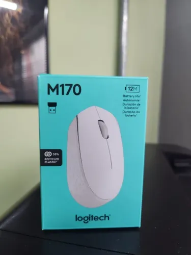 MOUSE S/FIO LOGITECH M170 BRANCO