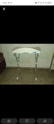 Trocador e suporte para banheira 